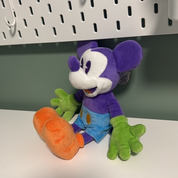 NWT Colourful 10” Mickey Mouse Walt Disney World plush - Picture 2 of 5